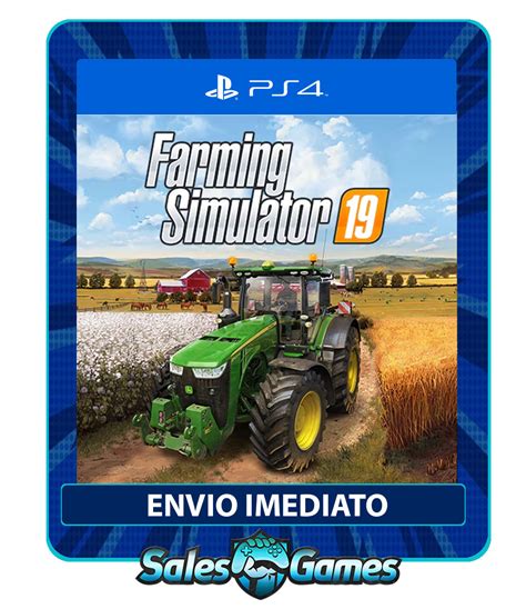 Farming Simulator 19 Ps4 Edição Padrão Primária Mídia Digital