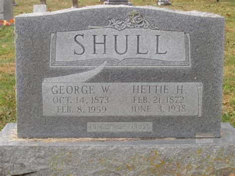 George Washington Shull 1875 1959 Find A Grave Gedenkplek