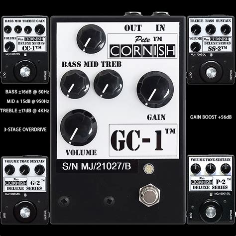 Guitar Pedal X News Pete Cornish Releases 45th Anniversary GC 1