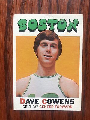 1971 72 Topps DAVE COWENS RC Rookie Card Boston Celtics HOF EBay