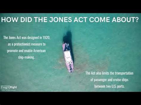 Understanding The Jones Act The America First Policy