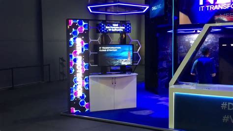 LED Screens On The EMC Exhibition Stand YouTube