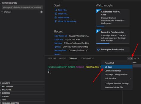 How To Install Git Bash In Visual Studio Code