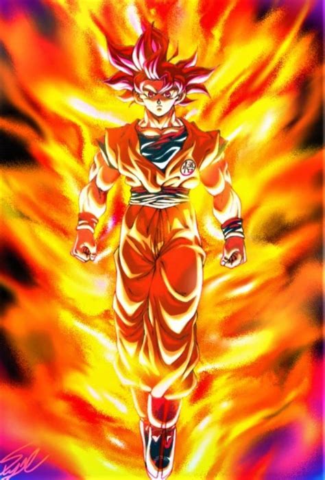 Super Saiyan God Poster By Nekoar On Deviantart Dragon Ball Art Goku Anime Dragon Ball Super