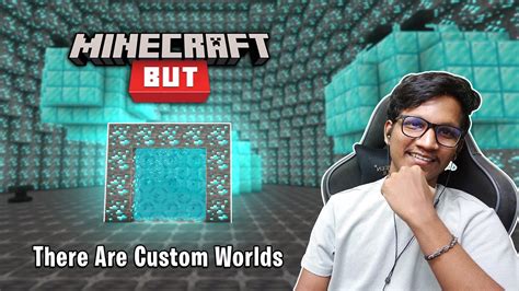 Minecraft But There Are Custom Worlds Raju Gaming Youtube