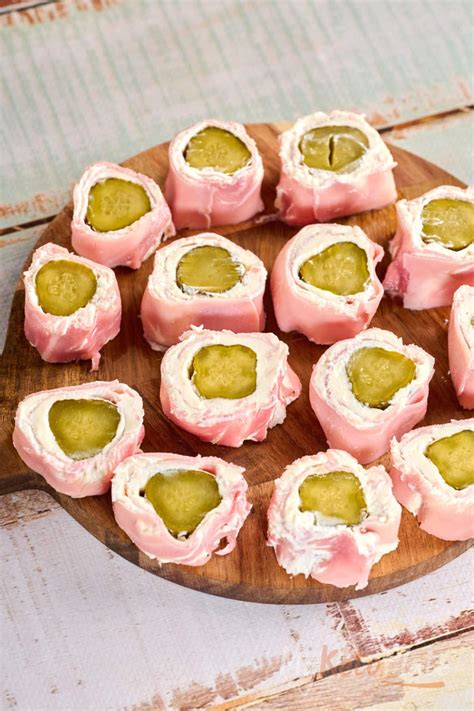 Ham Pickle Roll Ups Recipe Perfect Party Appetizer Myketoplate