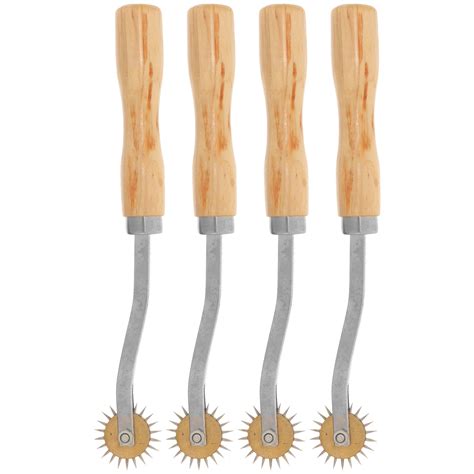 4Pcs Sewing Tracing Wheel Needle Point Wheel Pounce Wheel Convenient