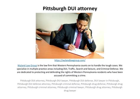 Ppt Pittsburgh Dui Attorney Powerpoint Presentation Free Download