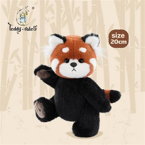 Pre Order Teddy Tales Lena Bear Red Panda 20 Cm Shopee Thailand