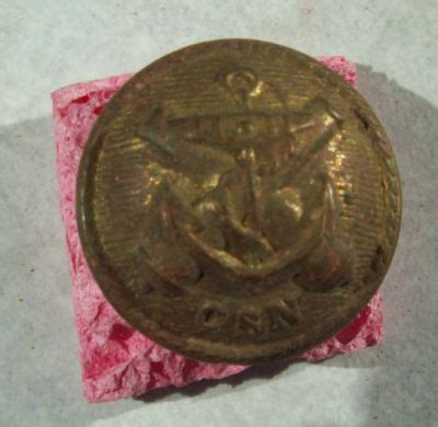 CONFEDERATE STATE NAVY CSN BUTTON WITH BACK MARK Antique Price