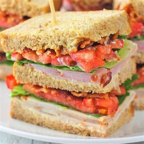 Ham And Turkey Club Sandwich • Now Cook This