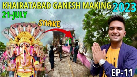 Khairatabad Ganesh Making 2023 Latest Update Hyderabad Ganesh