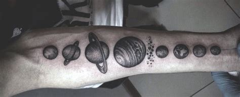 40 Solar System Tattoo Designs For Men Astronomy Ink