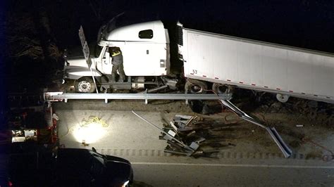 Tractor Trailer Carrying 50k Pounds Of Frozen Turkeys Overturns On Route 30 Bypass In Chester