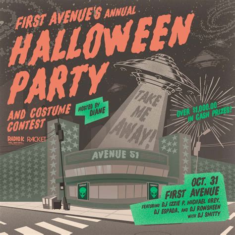 First Avenue's Annual Halloween Party and Costume Contest ★ First ...