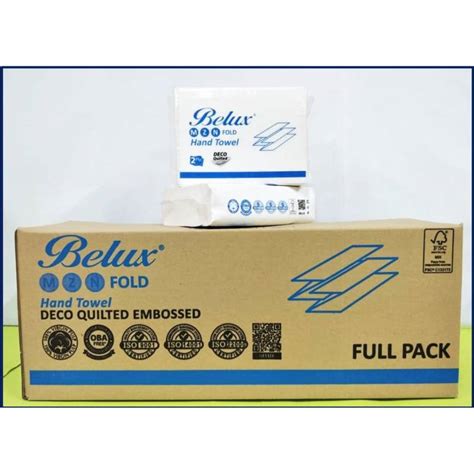 Belux Deco M Fold Hand Towel Individual Packing