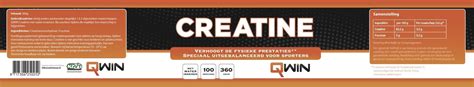 Qwin Creatine Gram Fitnessoccasions Nl Fo Nutrition Shop