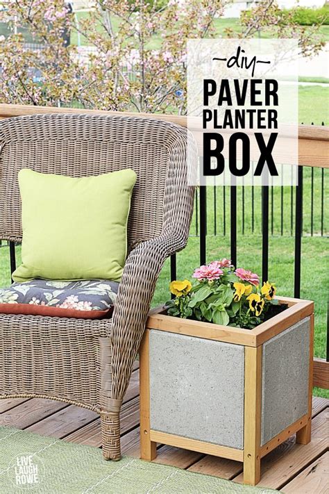 Diy Paver Planter Box Live Laugh Rowe