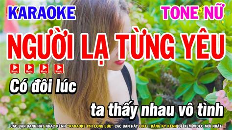 Karaoke Ng I L T Ng Y U Tone N Dm Nh C Tr X X Karaoke Phi Long