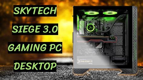 Skytech Siege 3 0 Gaming PC Desktop Ryzen 7 5800X Build Pre Built