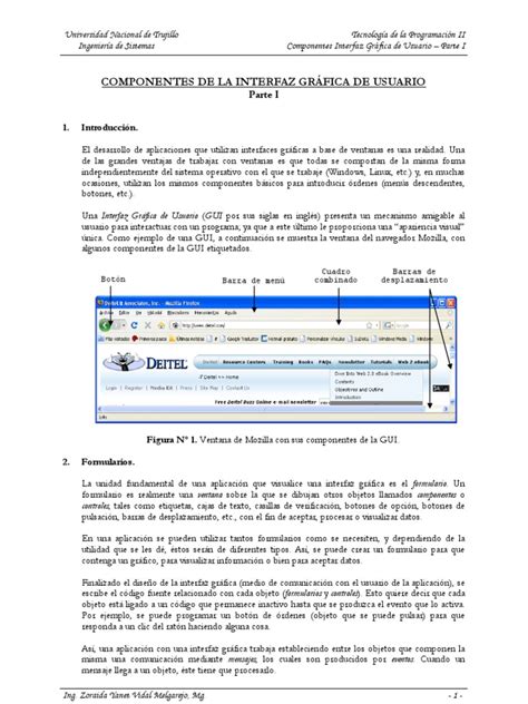 PDF 11 Componentes GUI Parte I DOKUMEN TIPS