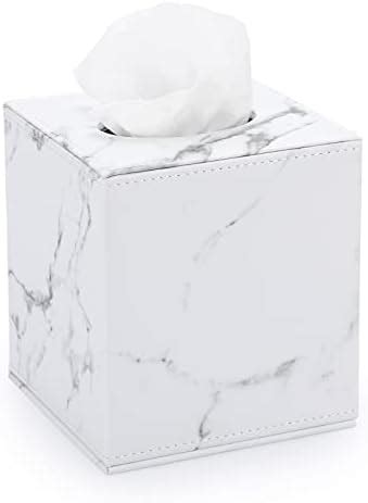 Amazon Sumnacon Linen Square Tissue Box Cover Decorative Cube