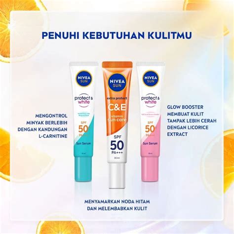 Jual Nivea Sun Face Protection Serum Spf 50 Pa Instan Aura Oil Control 30ml Shopee