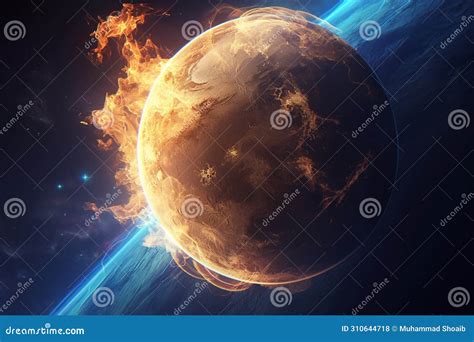 Magellan Spacecraft Approaching To Venus Royalty Free Stock Image