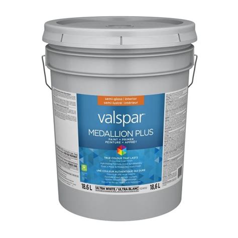 Valspar Medallion Plus Interior Paint Primer Semi Gloss 5 Gallon Lumberworld