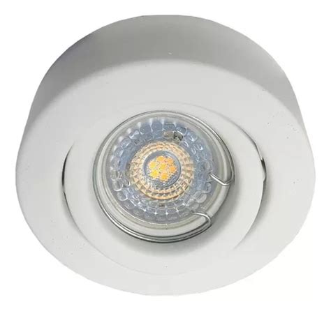 Spot Semi Embutido Redondo M Vil Para Dicroica Led Gu V