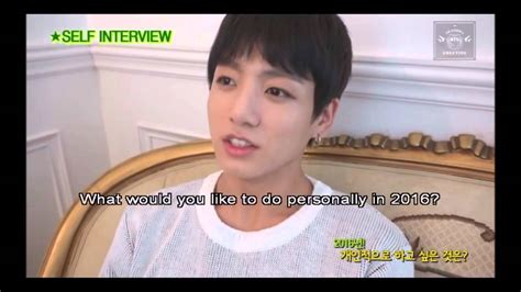 [eng Sub] Jungkook Bts Self Interview S G 2016 Youtube