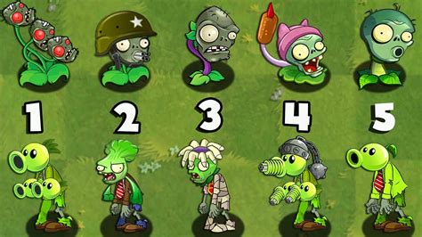 All ZomPlants VS All ZomBotany 2 Plants Vs Zombies Mod ZomPlants Vs