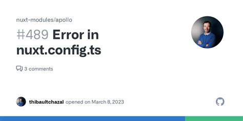 Error In Nuxt Config Ts Issue Nuxt Modules Apollo Github