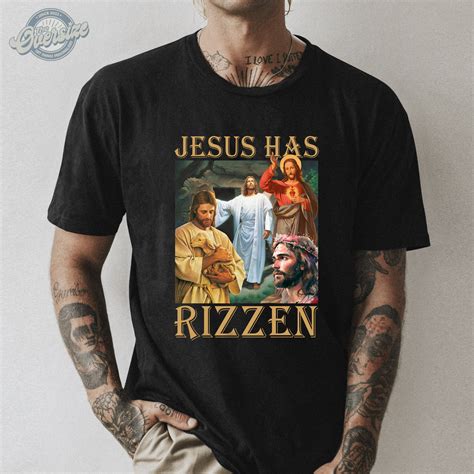 Jesus Has Rizzen Vintage God Christian T Shirt Etsy