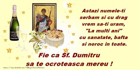 La Multi Ani De Sfantul Dumitru