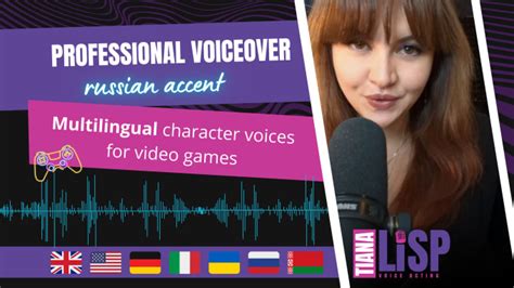 Record Multilingual Character Voice Over For Video Games By Tianalisp