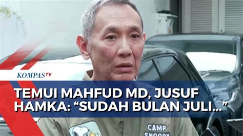 Datangi Kediaman Mahfud MD Jusuf Hamka Bahas Utang Negara Harus