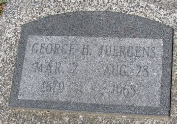 George Herman Juergens Homenaje De Find A Grave