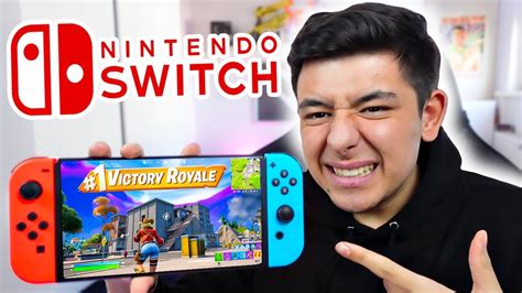 Mijn Eerste Keer Fortnite Op De Nintendo Switch Youtube