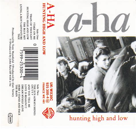 a-ha - Hunting High And Low (1985, Cassette) | Discogs