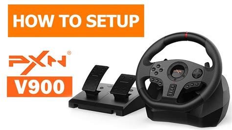 How To Setup Pxn V Steering Wheel For Pc Tutorial Youtube