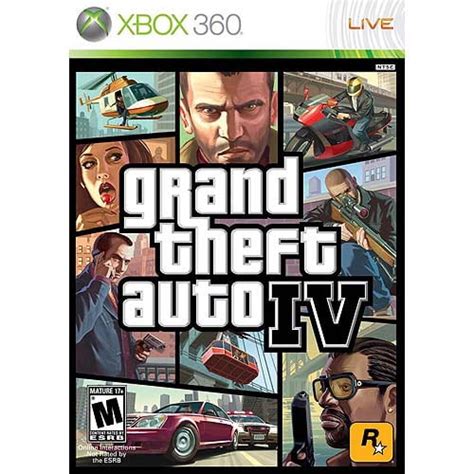 Walmart Exclusive Grand Theft Auto Iv Gta For Xbox 360