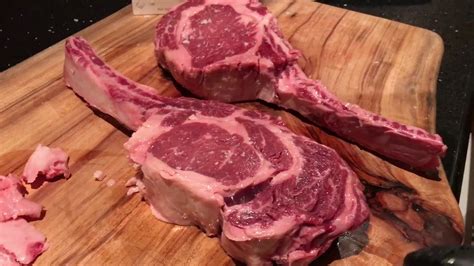 Reverse Searing Tomahawk Steak Youtube