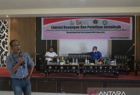 PWI Dan Antara Bekali 105 Mahasiswa Lombok Ilmu Jurnalistik Ulasan Co