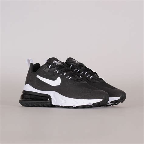 Nike Air Max 270 React Womens Running Shoes Sneakers Black White At6174 004