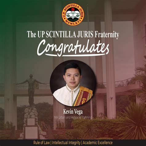 Congratulations To Our The Up Scintilla Juris Fraternity