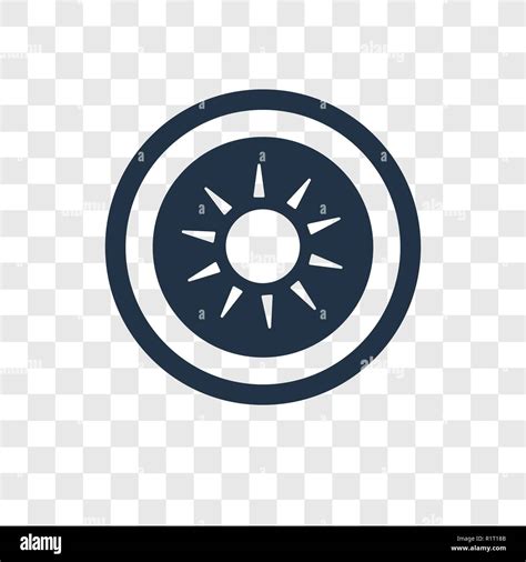 Sun Vector Icon Isolated On Transparent Background Sun Transparency