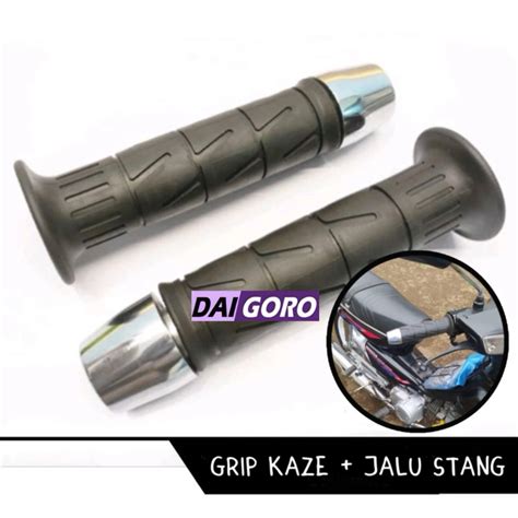 Kaze Handgrip ประหยดแพคเกจ Plus Jalu Pcx Handlebar นาเข า Hanspad