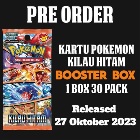 Jual Kartu Pokemon Kilau Hitam Booster Box Indonesia Shopee Indonesia