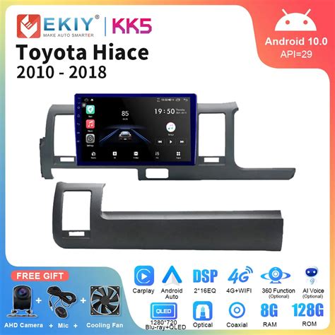 Ekiy Kk5 Qled Dsp Android Autoradio F R Toyota Hiace 2010 2011 2013